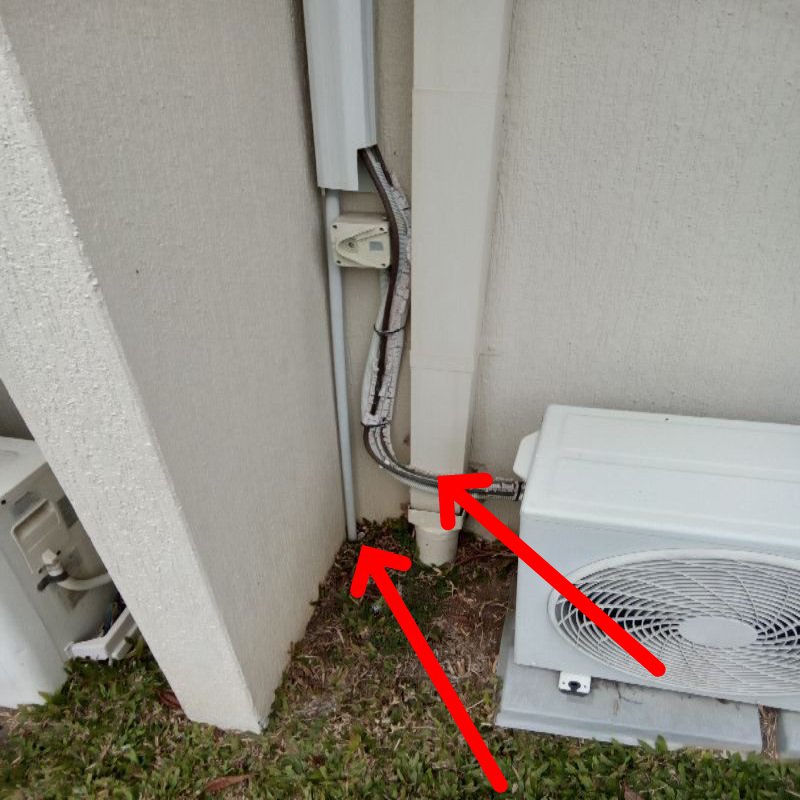 Exposed Electrical Wiring Inspection Finding